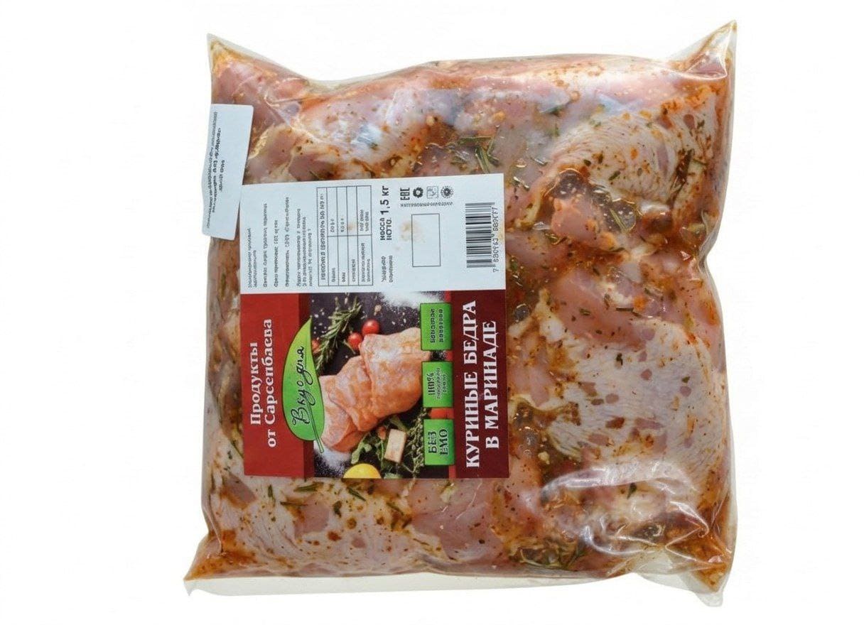 Фото Бедро куриное в маринаде (1,5 кг) "Вкус дня"