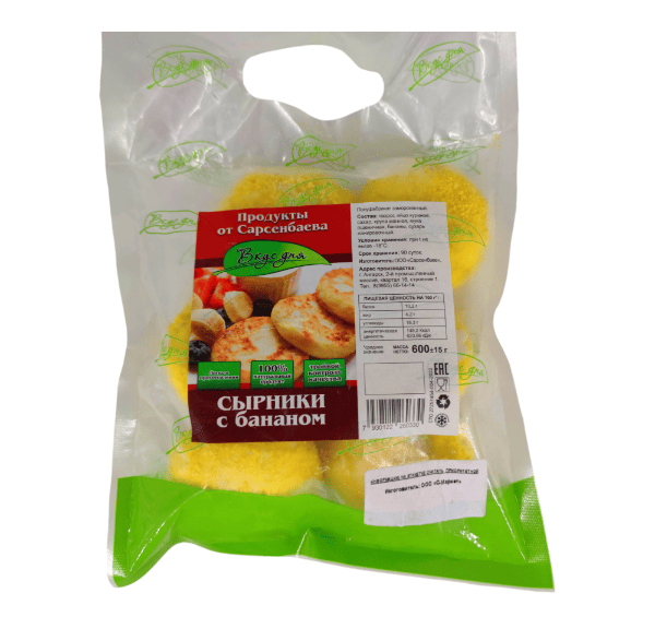Фото Сырники с бананом (600 гр) "Вкус дня"